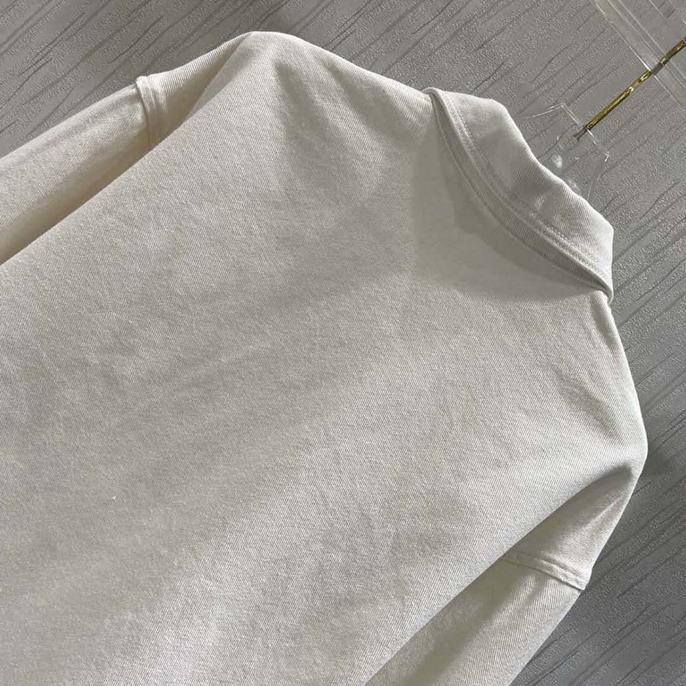 Prada Women Oversized Organic Denim Shirt-White - image 5