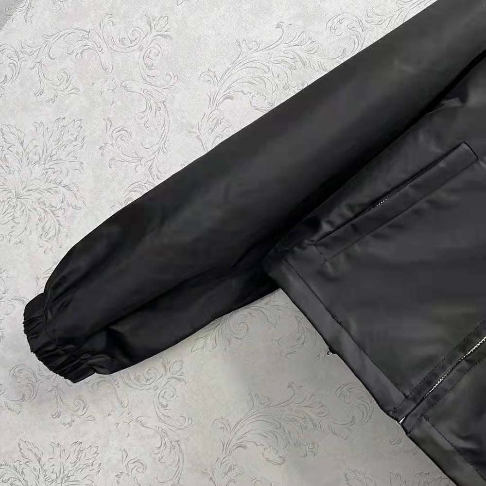 Prada Women Technical Silk Shirt-Black - image 6