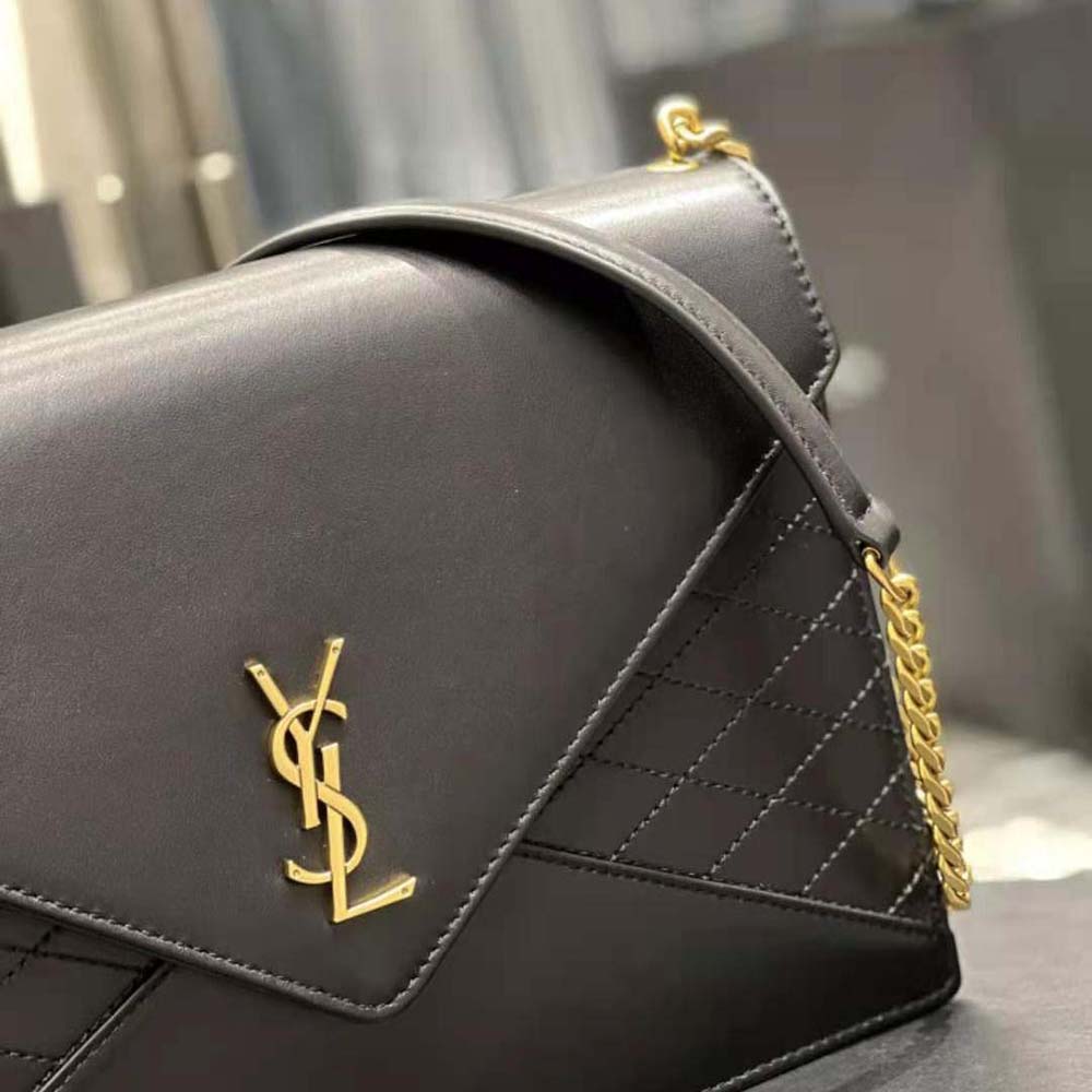 Saint Laurent YSL Women Chain Bag Gaby in Quilted Lambskin - image 9