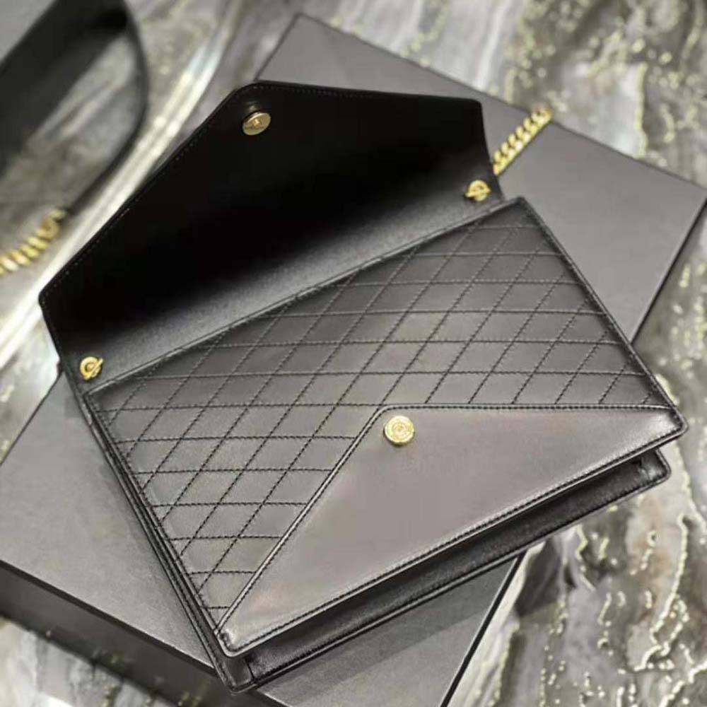 Saint Laurent YSL Women Chain Bag Gaby in Quilted Lambskin - image 7