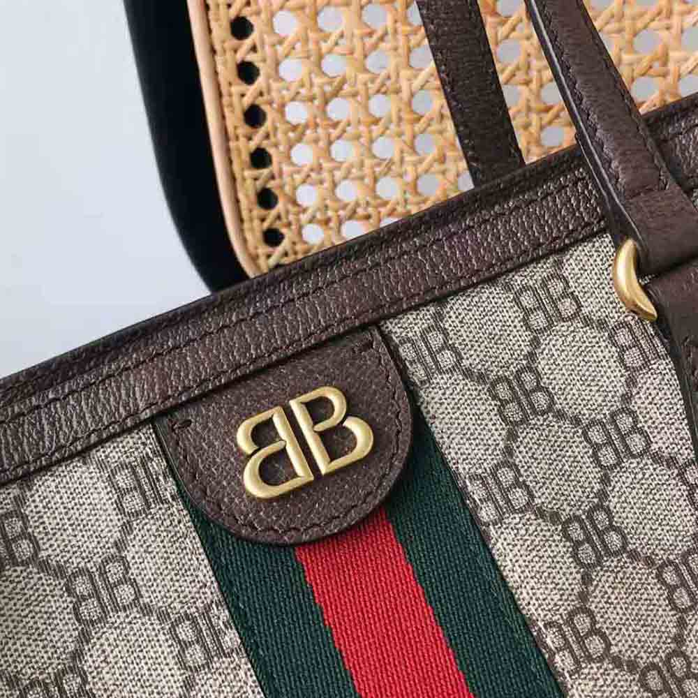 Balenciaga Women Hacker Medium Tote Bag in Coated Canvas in Beige - image 6