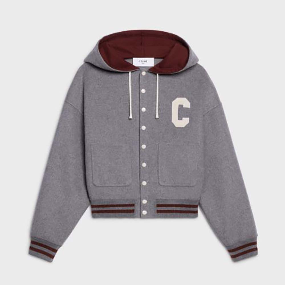 Celine Women Double-Faced Cashmere Teddy Cardigan - image 1