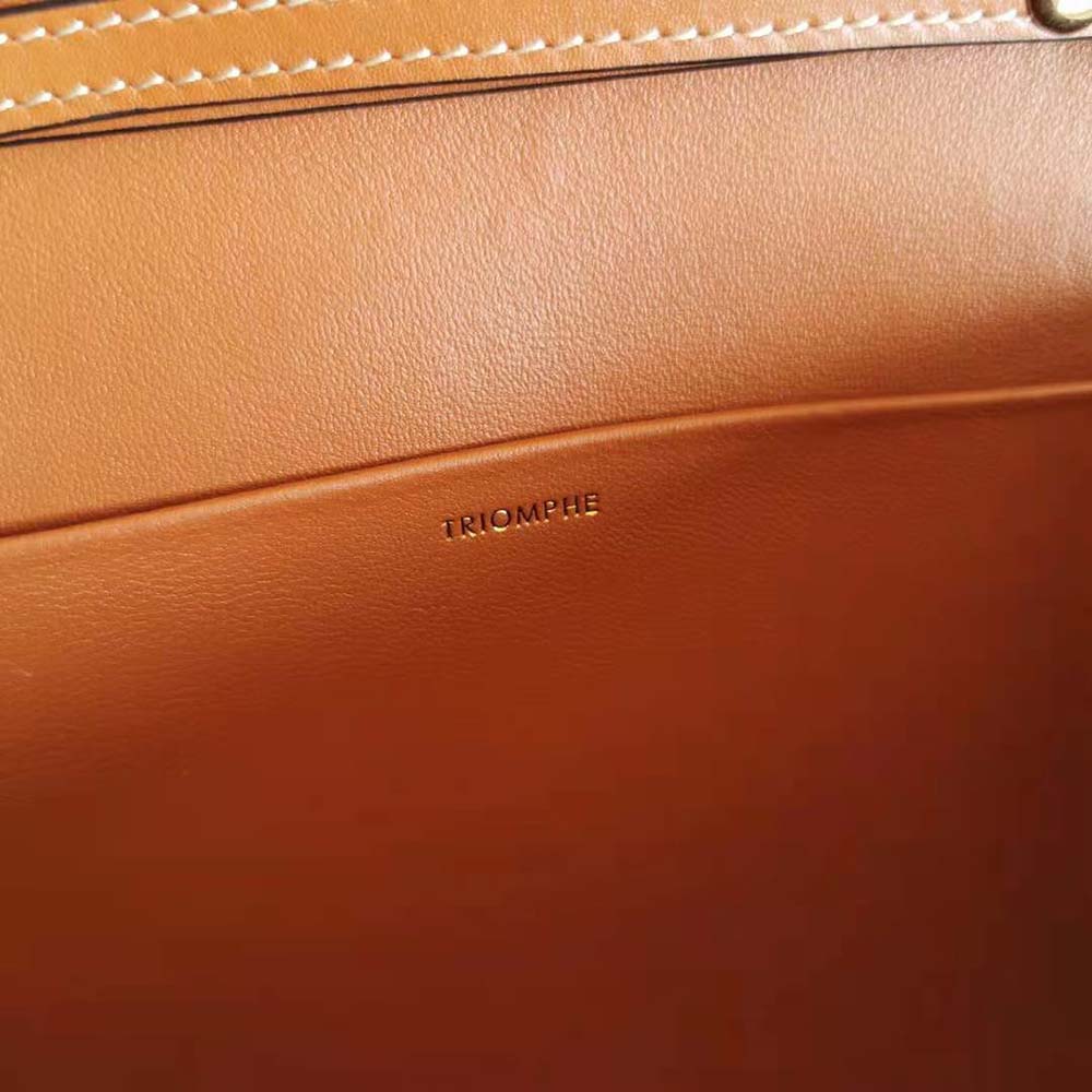 Celine Women Strap Bag Triomphe in Triomphe Canvas and Calfskin - image 8