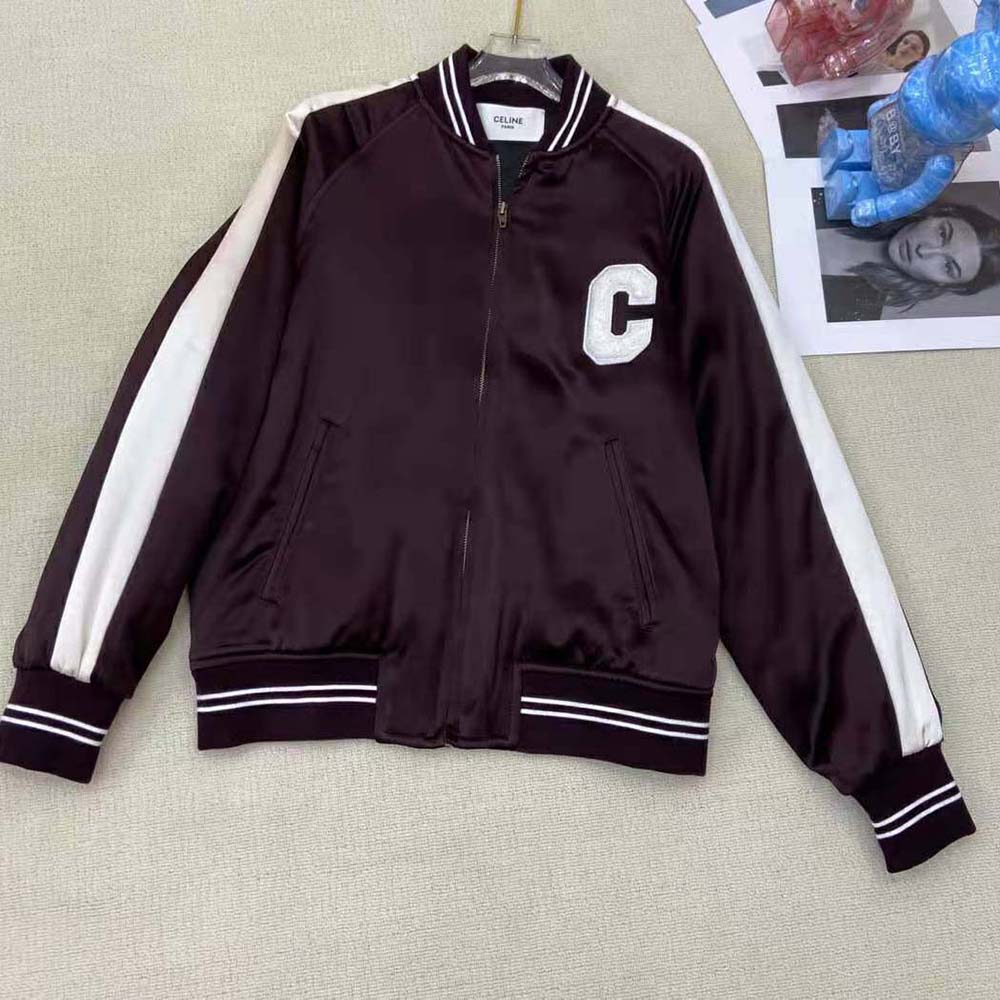 Celine Women Teddy Souvenir in Satin-Maroon - image 2