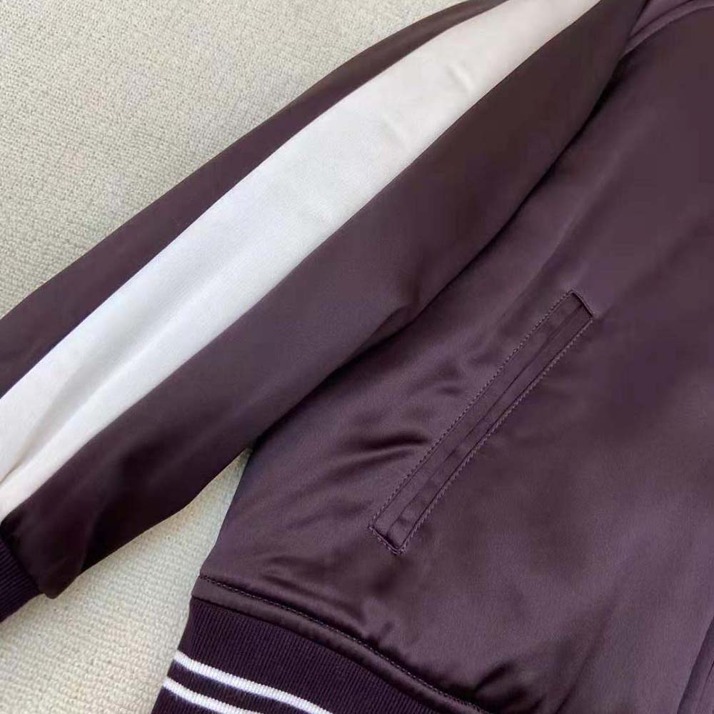 Celine Women Teddy Souvenir in Satin-Maroon - image 6