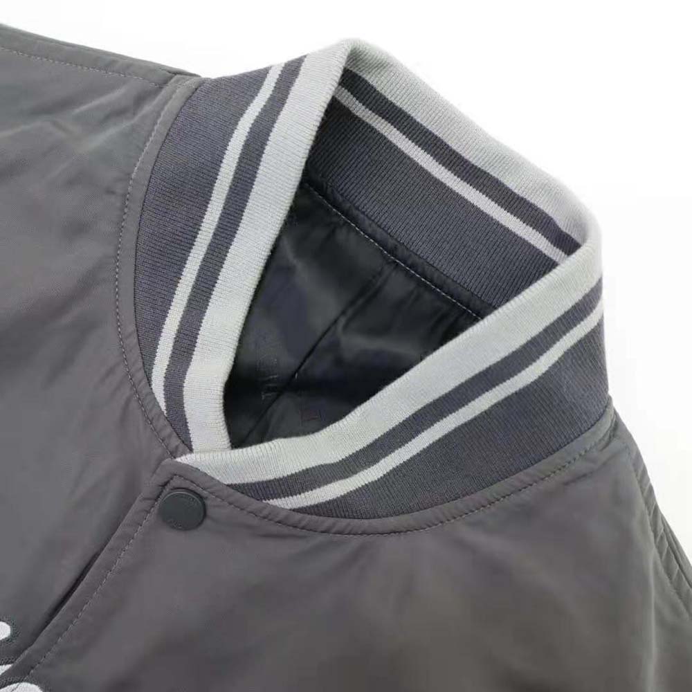 Dior Men Christian Dior Atelier Teddy Blouson Gray Technical Faille - image 4