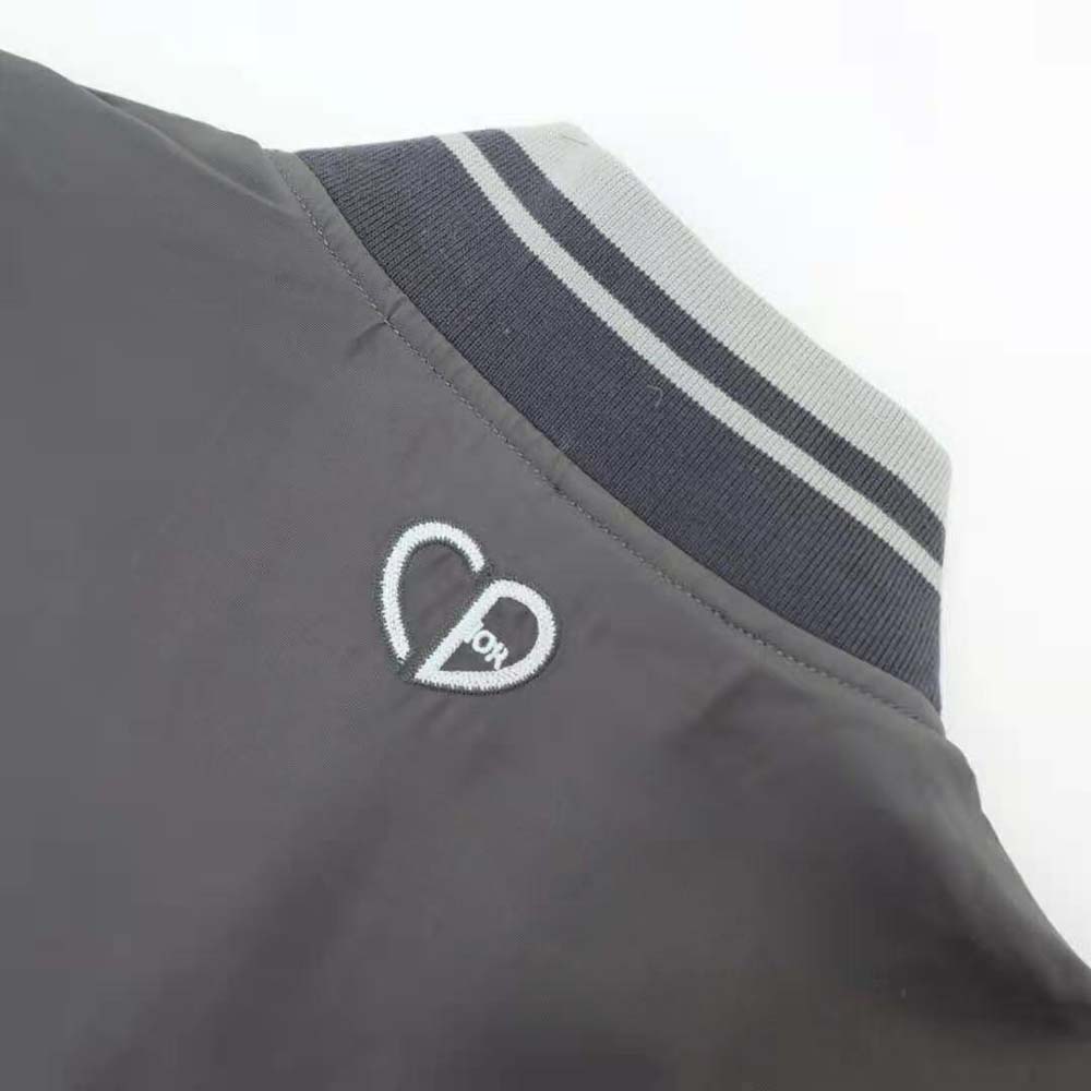 Dior Men Christian Dior Atelier Teddy Blouson Gray Technical Faille - image 5