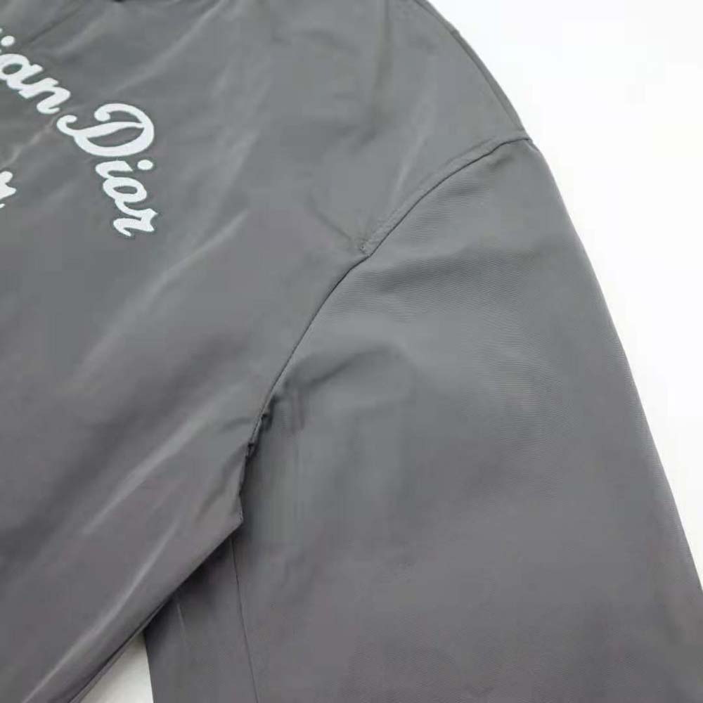Dior Men Christian Dior Atelier Teddy Blouson Gray Technical Faille - image 9