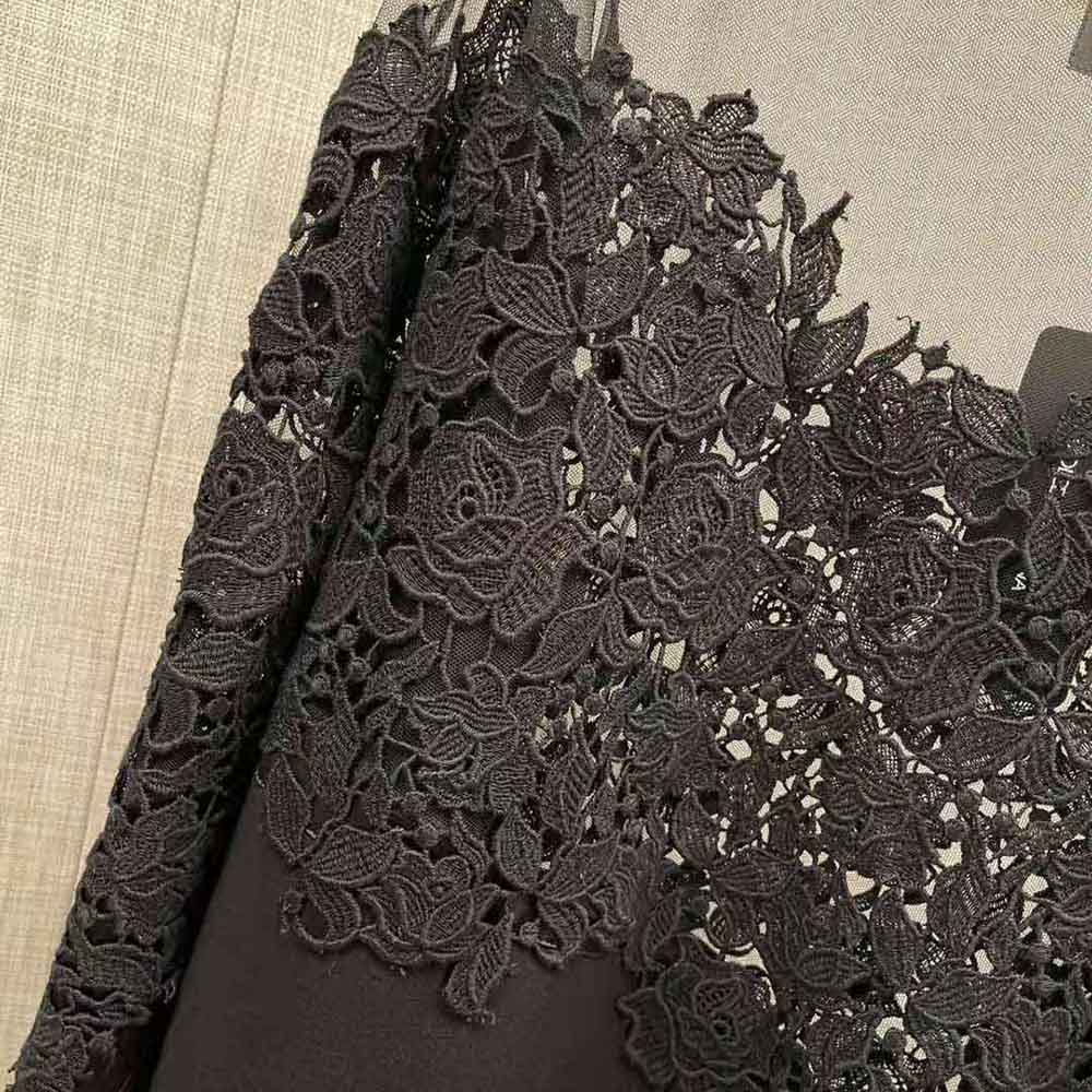 Dolce Gabbana D&G Women Jersey Sweatshirt with Tulle and Macrame Details - image 9