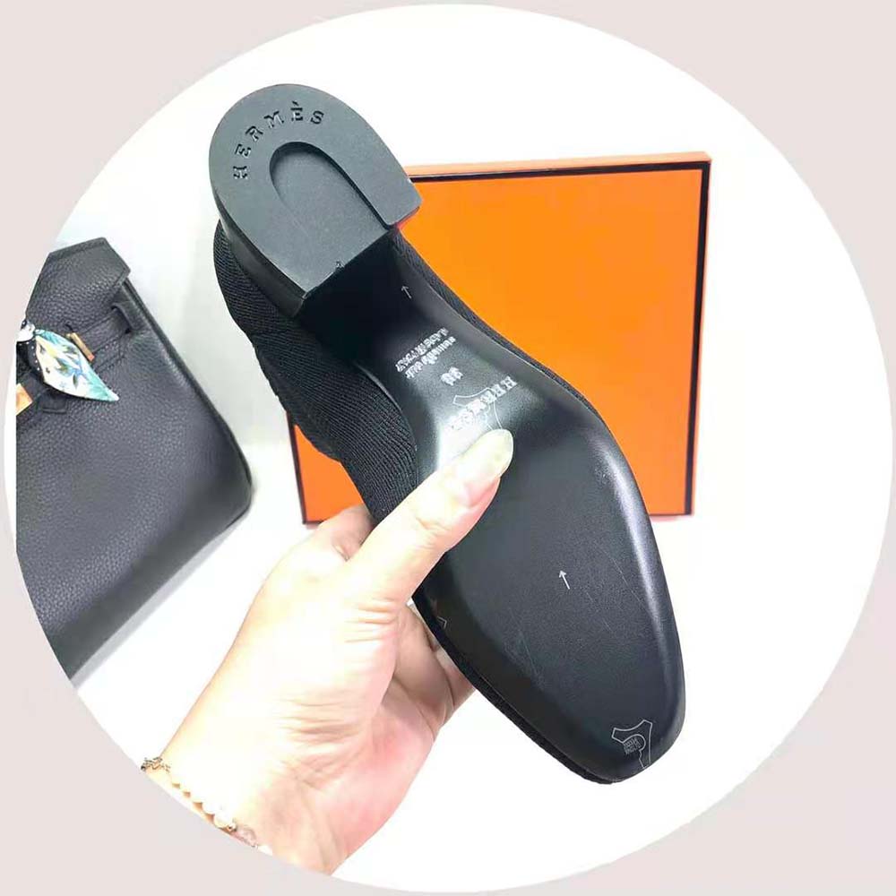 Hermes Women Volver 60 Ankle Boot in 7cm Heel Height-Black - image 10