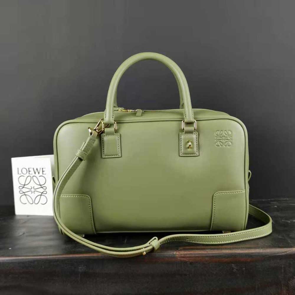 Close-up of gold-tone hardware on Loewe Women Amazona 28 Bag
