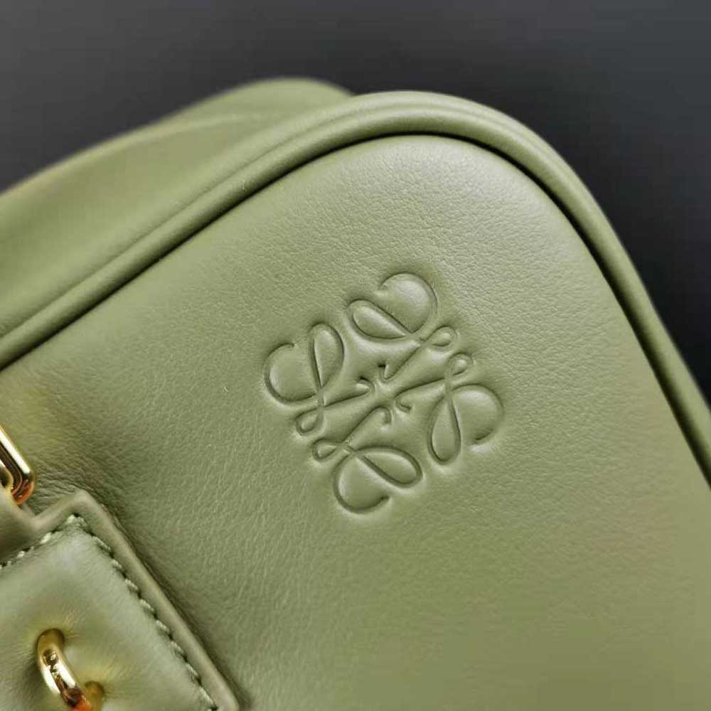 Loewe Women Amazona 28 Bag in Nappa Calfskin-Green - image 10