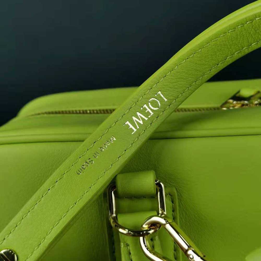 Loewe Women Amazona 28 Bag in Nappa Calfskin-Lime - image 9
