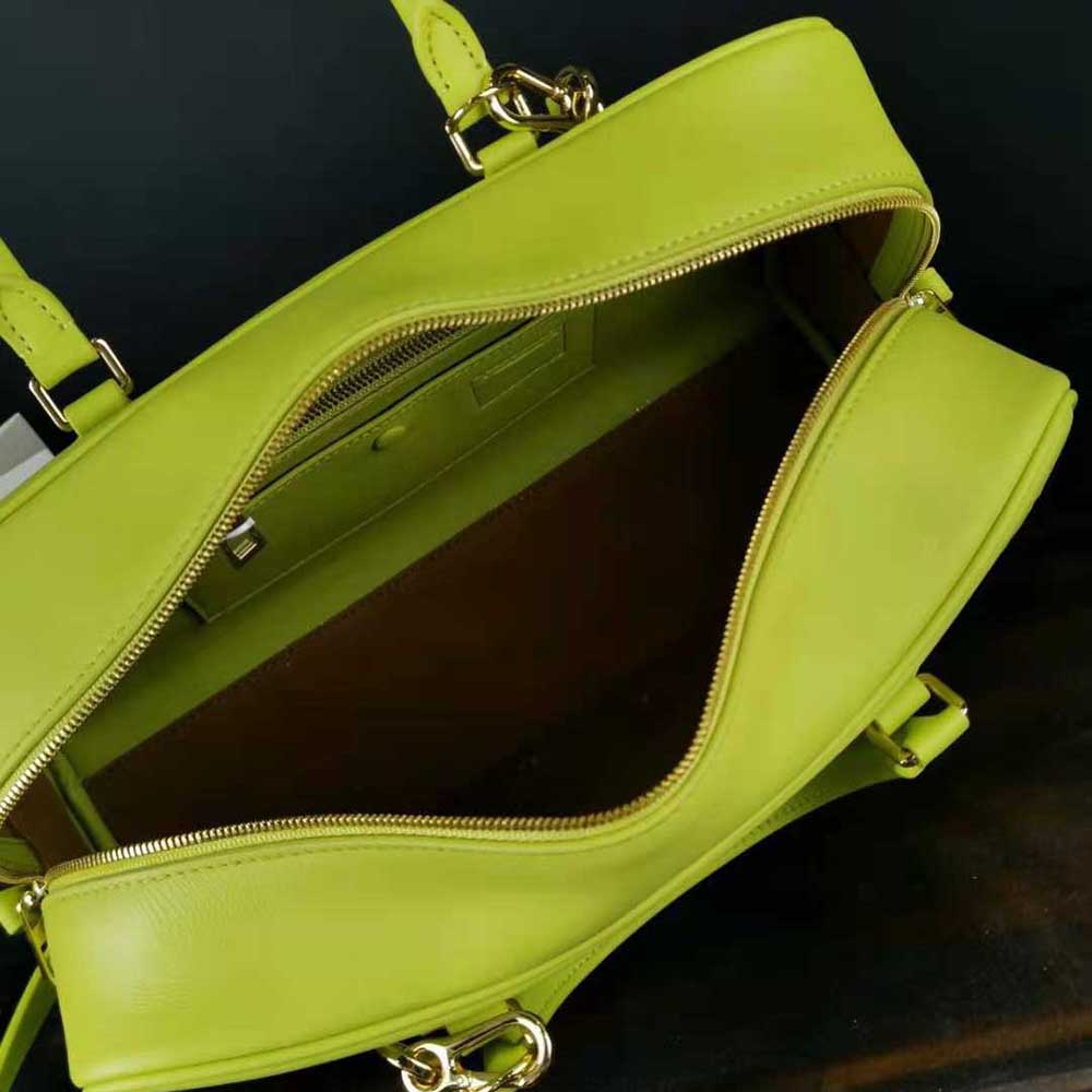 Loewe Women Amazona 28 Bag in Nappa Calfskin-Lime - image 7