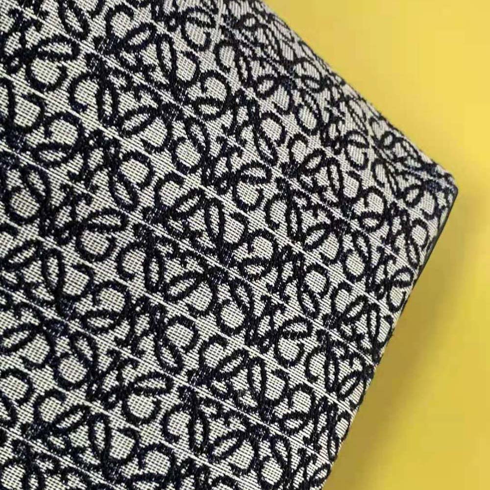 Loewe Women East West Tote Bag in Anagram Jacquard and Calfskin-Black - image 8