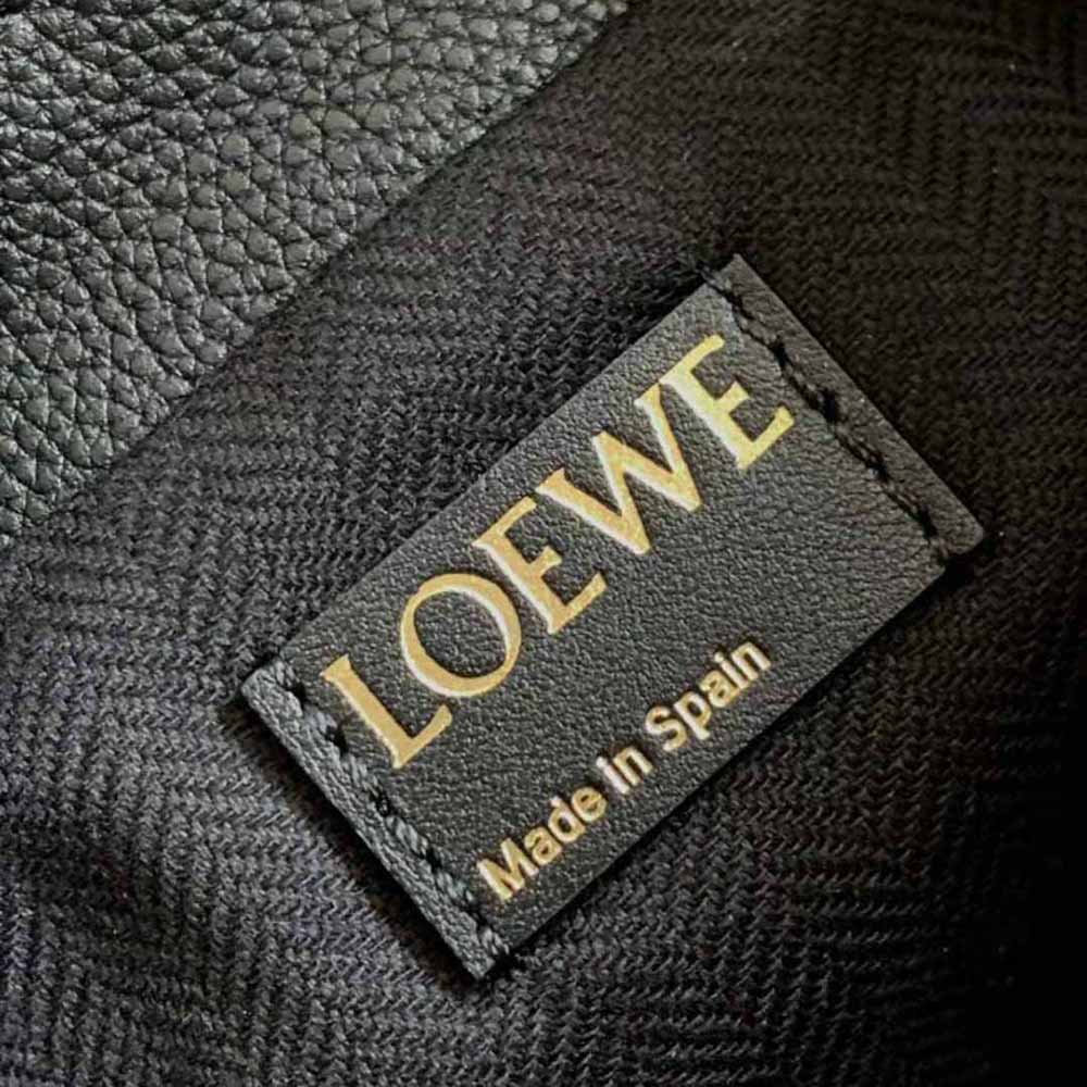 Loewe Women Mini Flamenco Clutch in Anagram Jacquard and Calfskin-Black - image 8