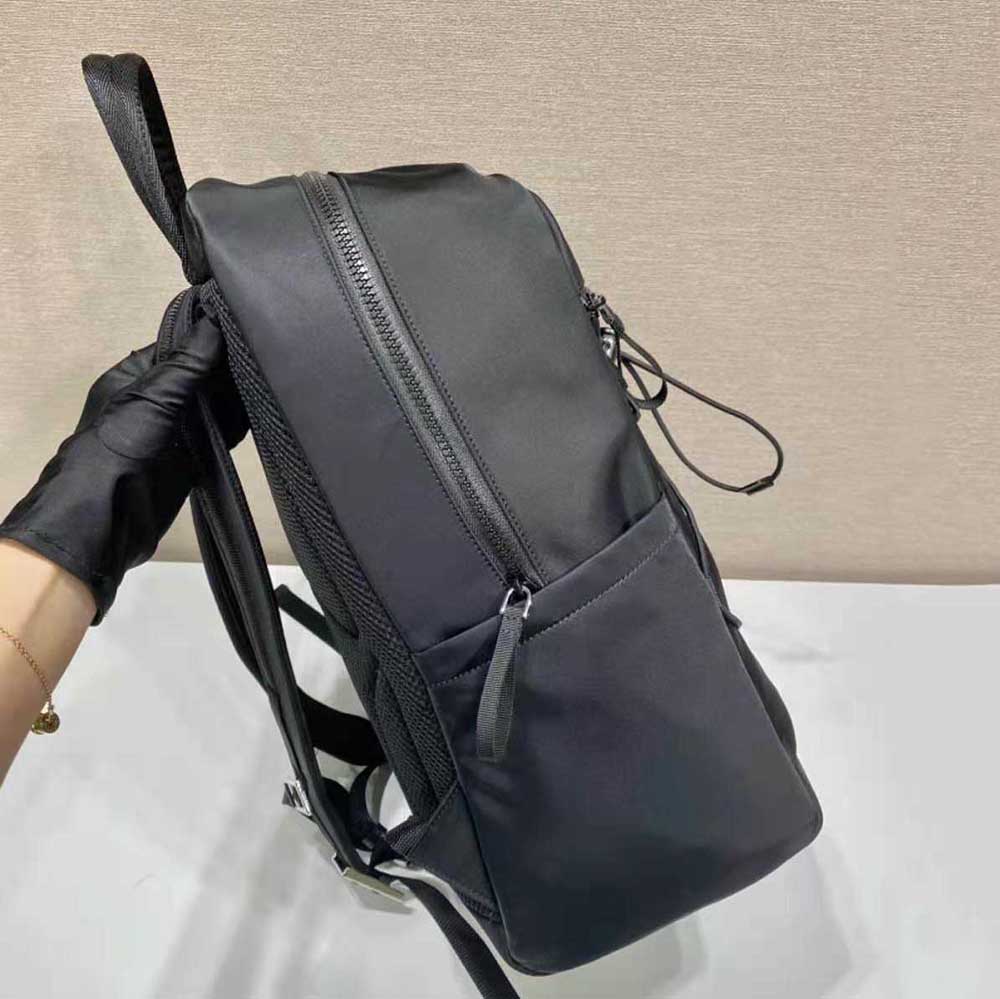 Prada Men Technical Fabric Backpack with a Functional and Versatile Design-Black - image 6