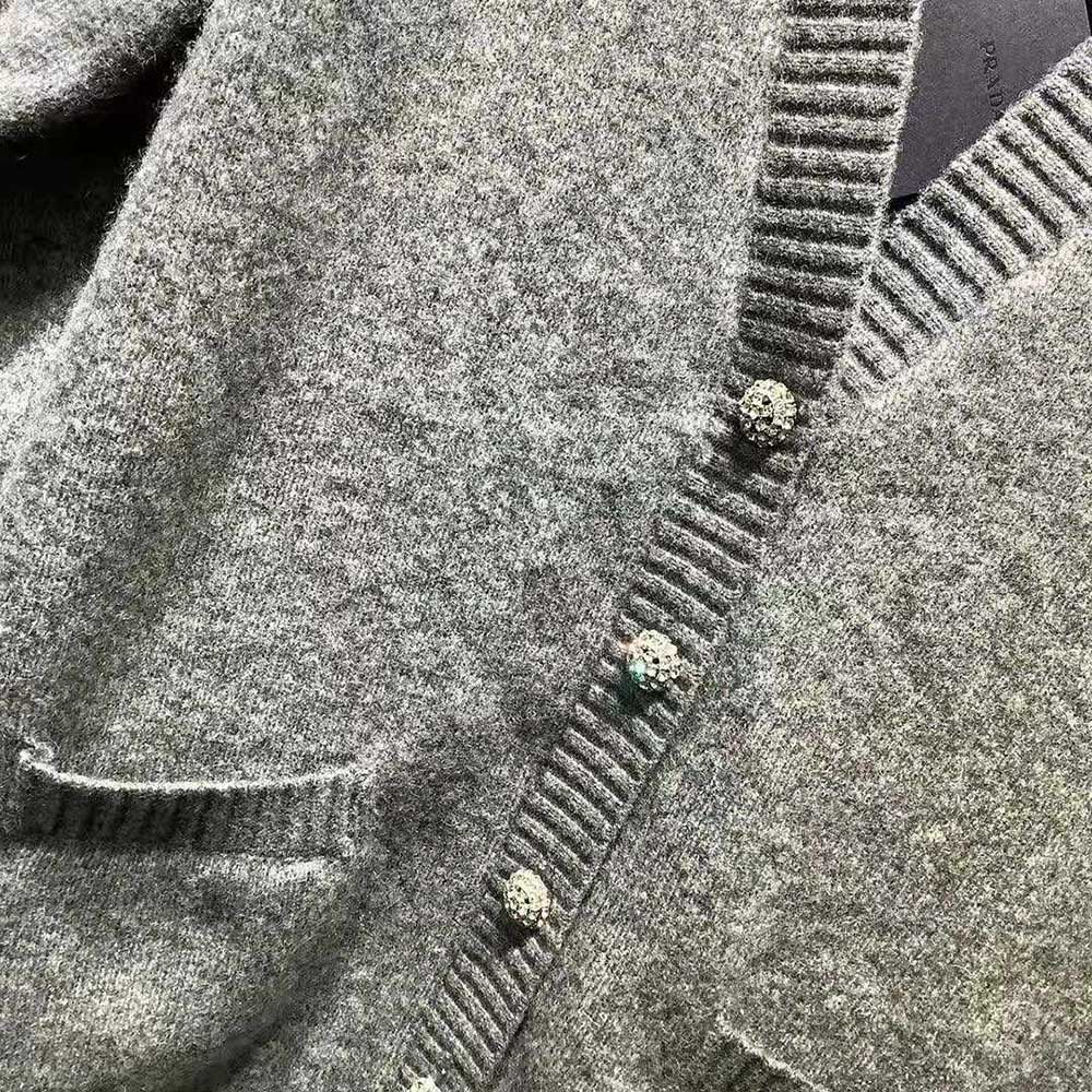 Prada Women Oversized Shetland Wool Cardigan - image 9