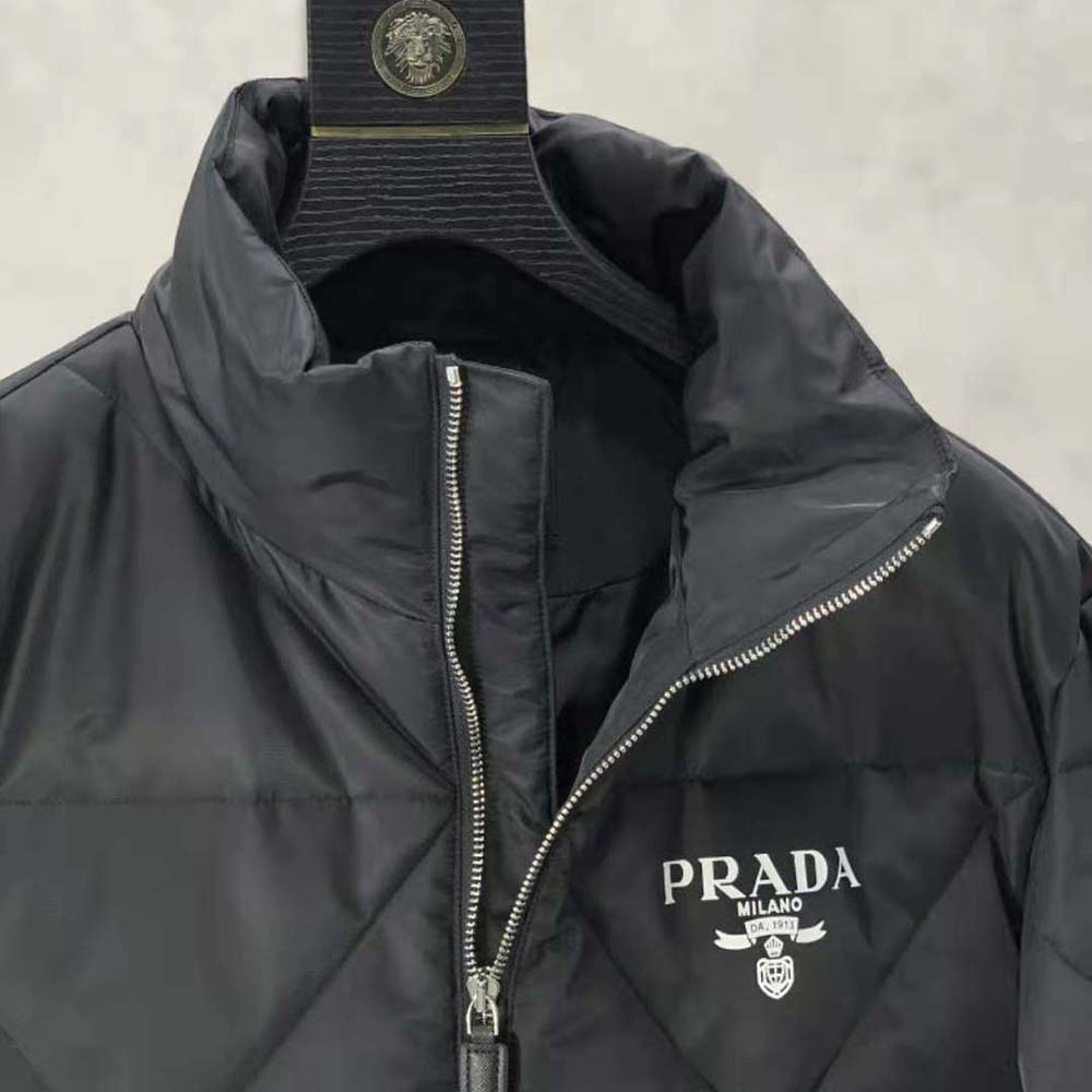 Prada Women Re-Nylon Down Jacket-Black - image 4