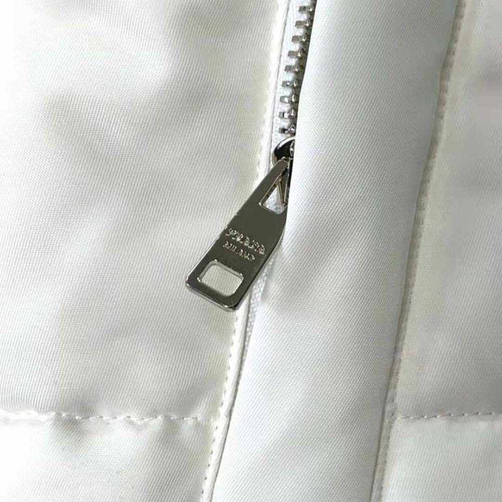 Prada Women Re-Nylon Down Jacket-White - image 7