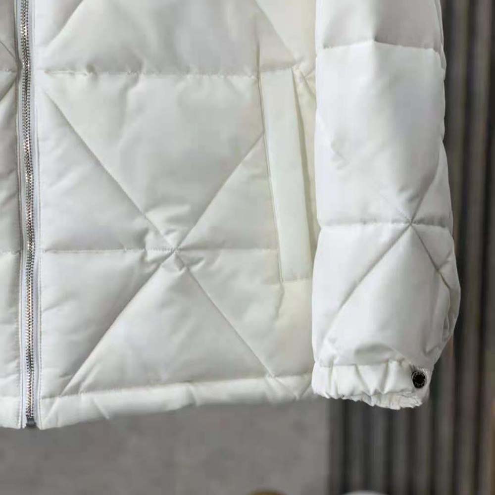Prada Women Re-Nylon Down Jacket-White - image 6