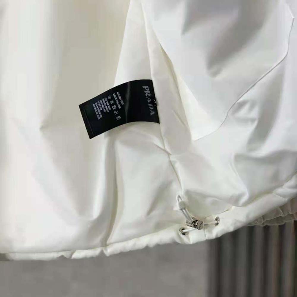 Prada Women Re-Nylon Down Jacket-White - image 10
