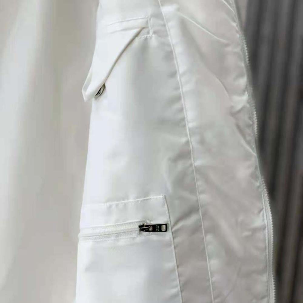 Prada Women Re-Nylon Down Jacket-White - image 9