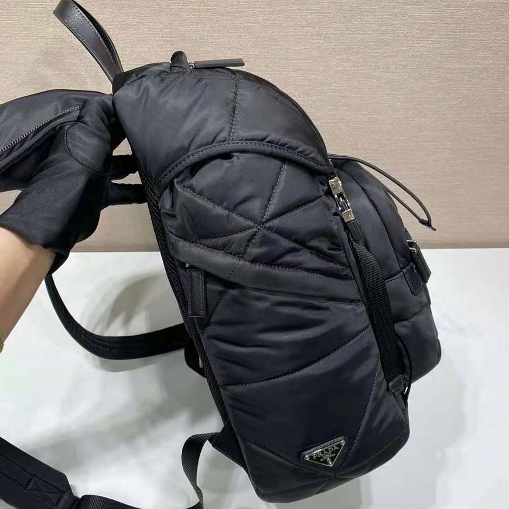 Prada Women Re-Nylon Padded Backpack with Hood - image 6