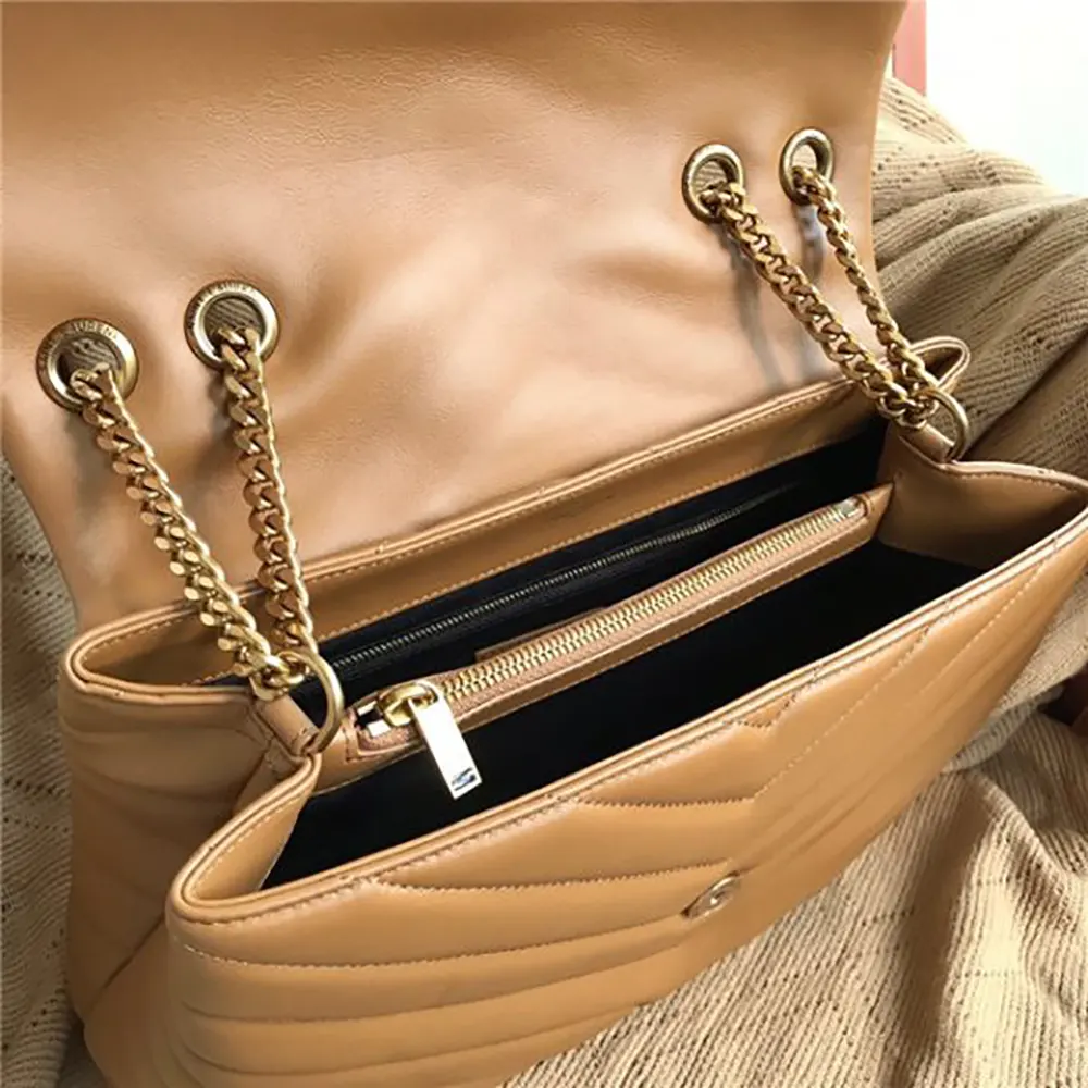 Saint Laurent YSL Women Loulou Small Bag in Matelasse Y Leather - image 7