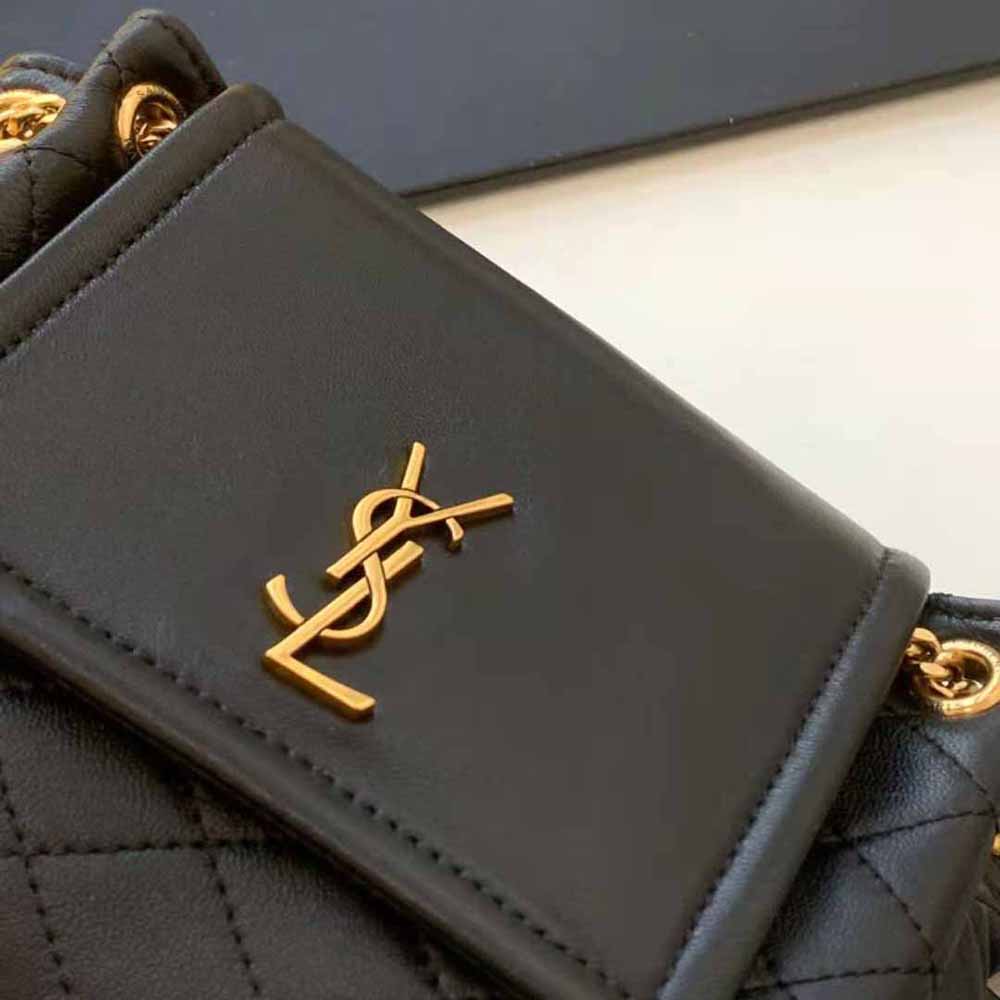 Saint Laurent YSL Women Mini Nolita in Lambskin-Black - image 10