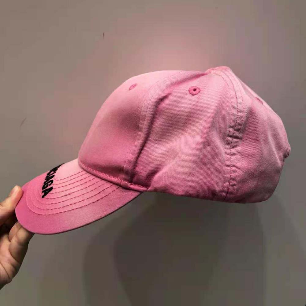 Side angle showing adjustable strap on Balenciaga Women Cap