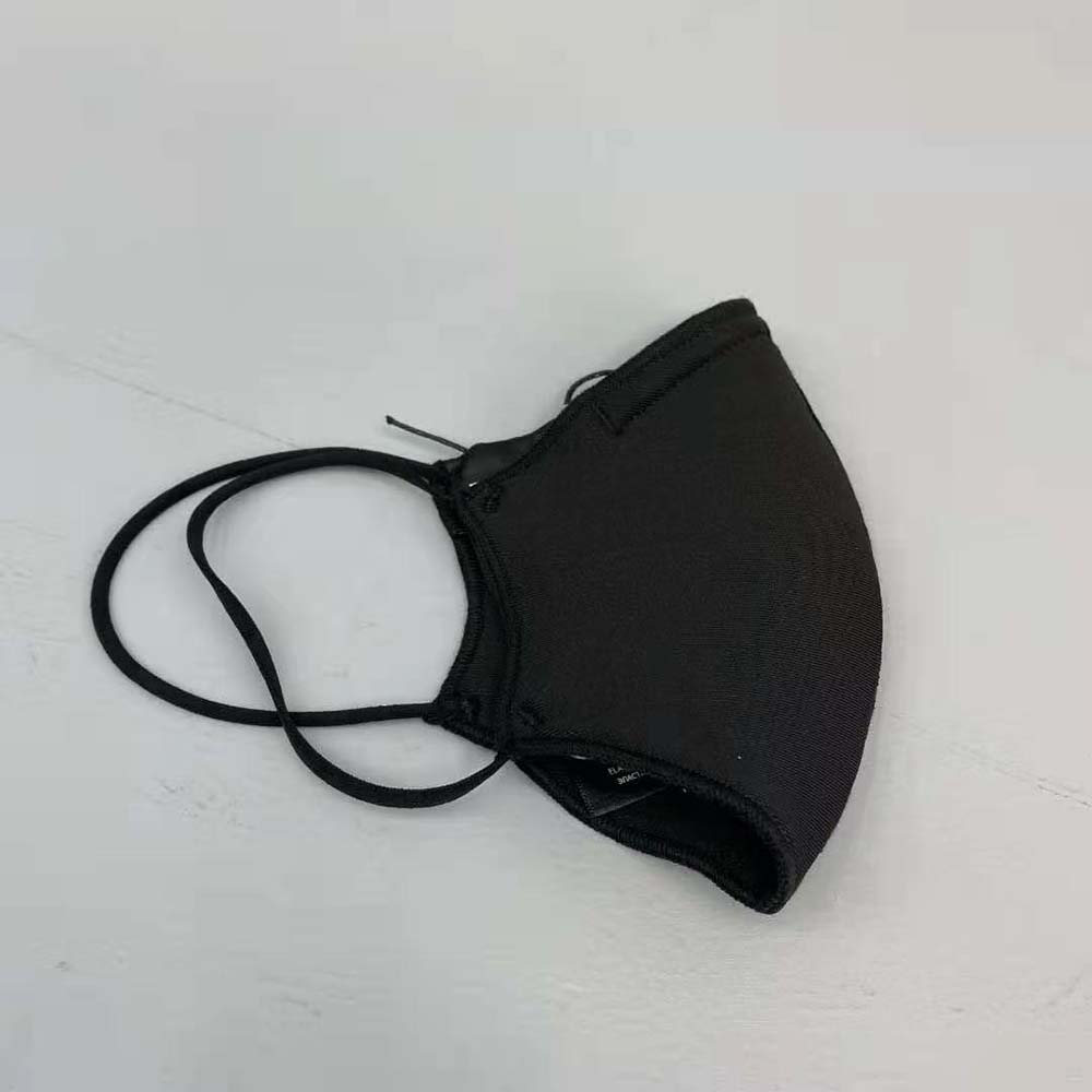 Balenciaga Women Care Mask in Black and White Printed Neoprene - image 4
