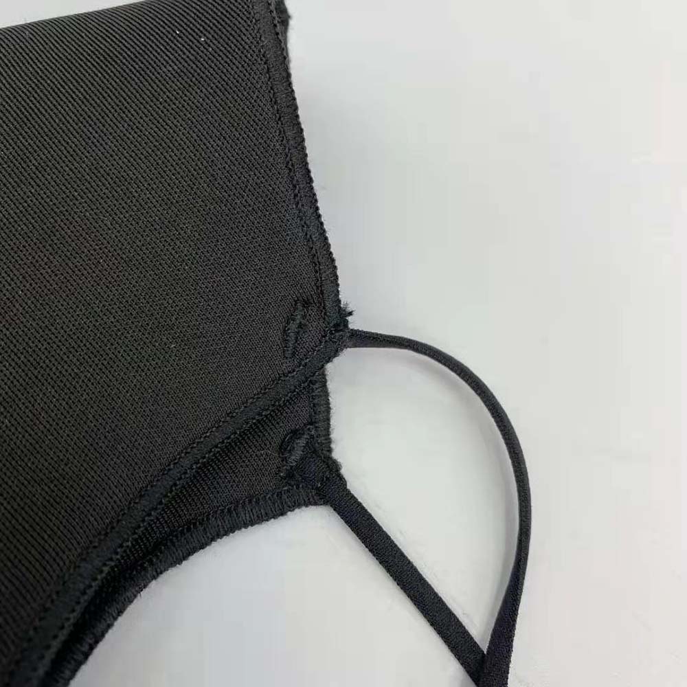Balenciaga Women Care Mask in Black and White Printed Neoprene - image 5