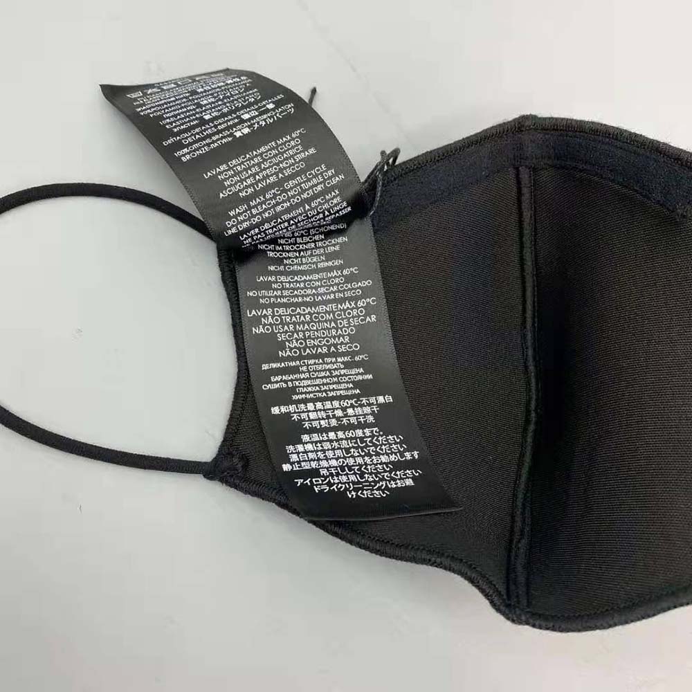 Balenciaga Women Care Mask in Black and White Printed Neoprene - image 10