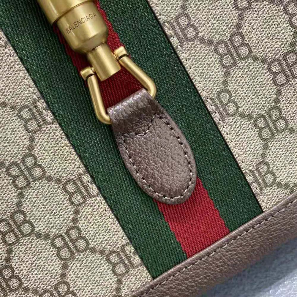 Balenciaga Women Hacker Medium Hobo Bag in Coated Canvas in Beige - image 9
