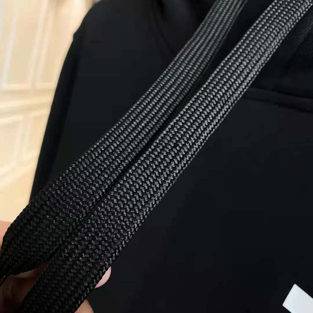 Burberry Women Monogram Motif Cotton Hoodie-Black - image 6