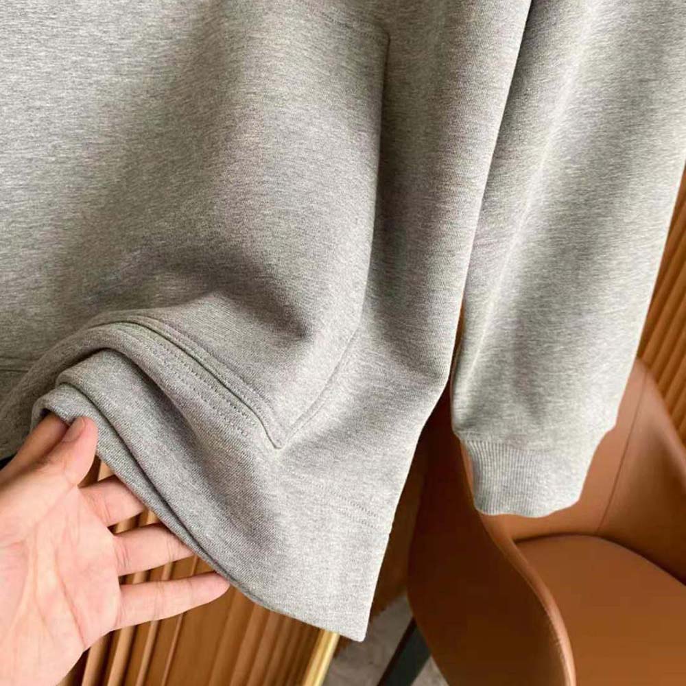 Burberry Women Monogram Print Cotton Oversized Hoodie - image 9