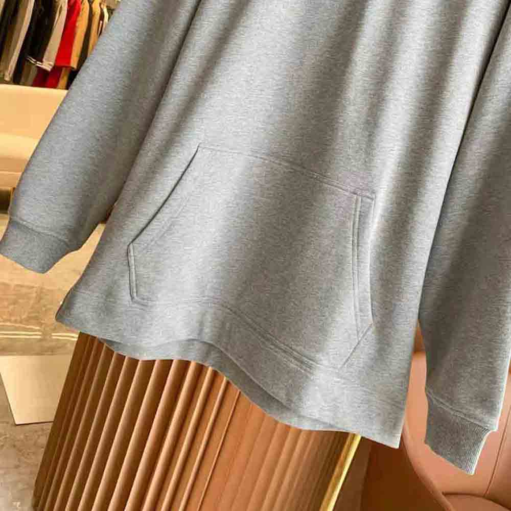 Burberry Women Monogram Print Cotton Oversized Hoodie - image 7