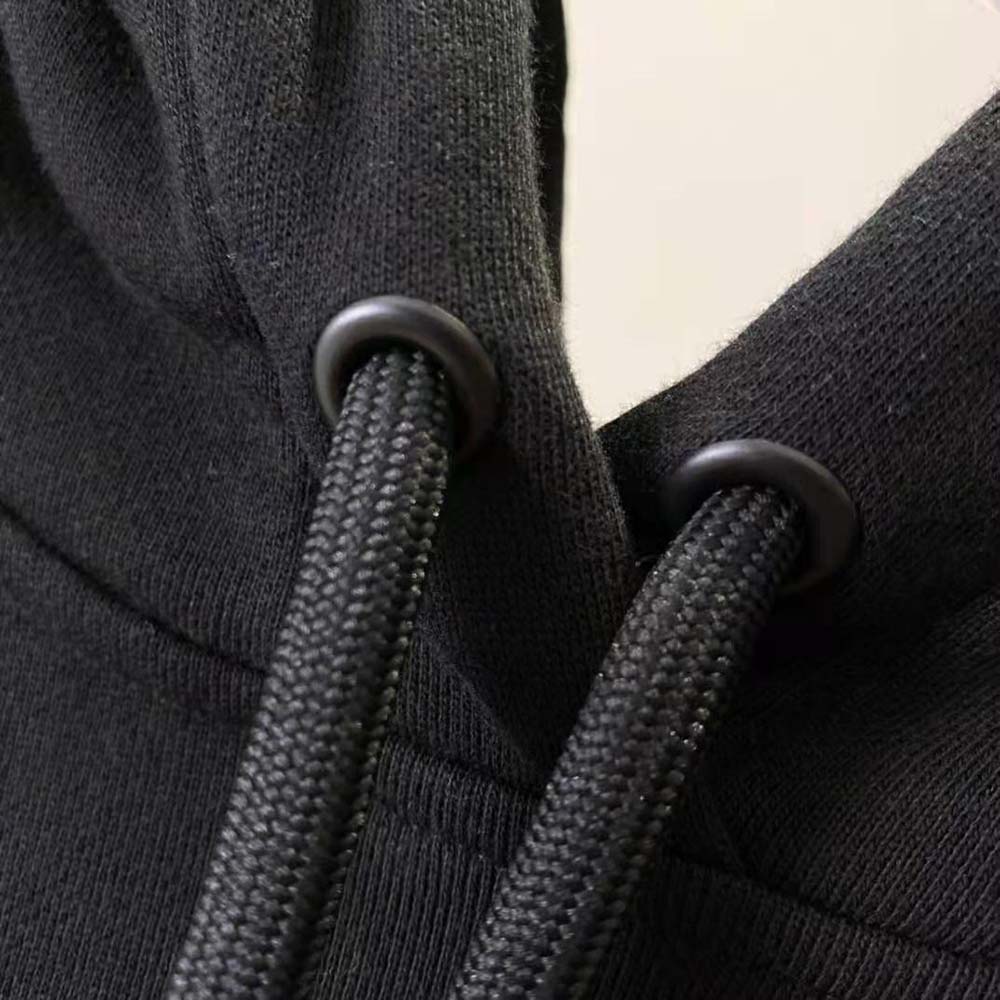 Burberry Women Vintage Check Panel Cotton Hoodie-Black - image 5
