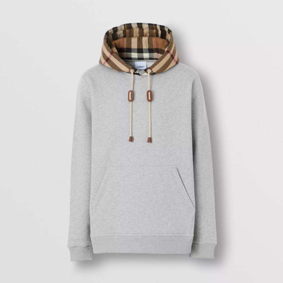 Comprehensive Guide to the Burberry Check Hood Cotton Blend Hoodie