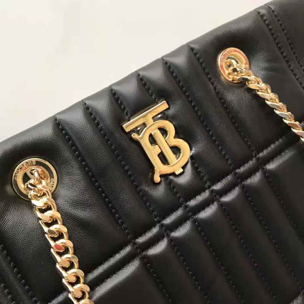 Burberry Women Medium Quilted Lambskin Lola Shopper Bag - image 9