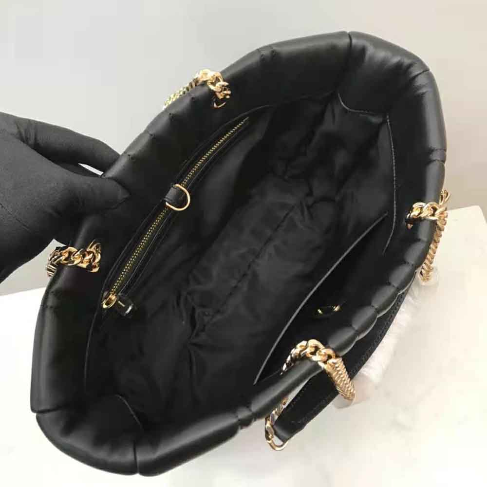 Burberry Women Medium Quilted Lambskin Lola Shopper Bag - image 7