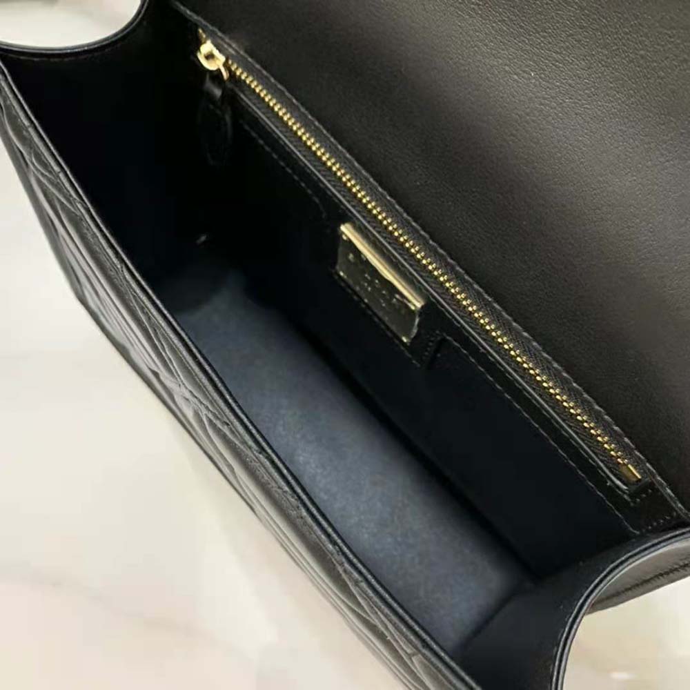 Bvlgari Women Serpenti Diamond Blast Shoulder Bag-Black - image 7