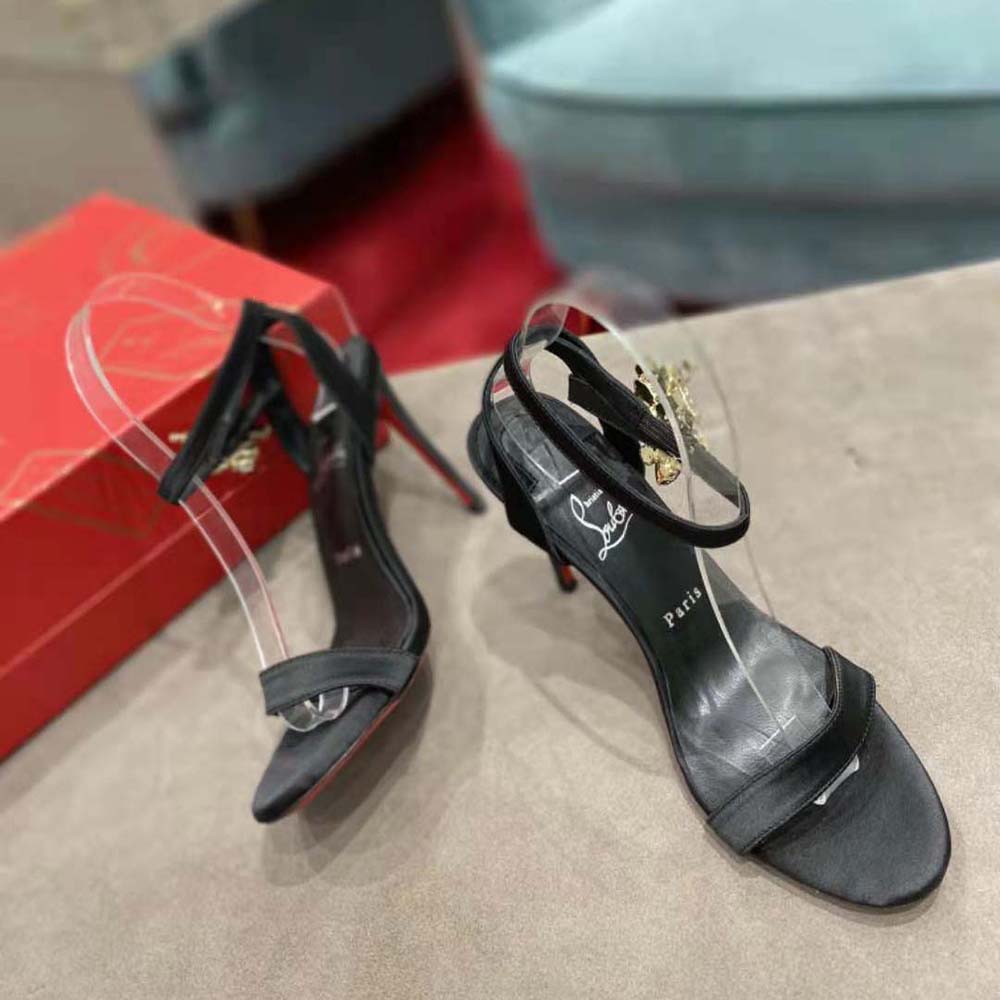 Christian Louboutin Women Goldie Joli 100 mm Heel Height-Black - image 6