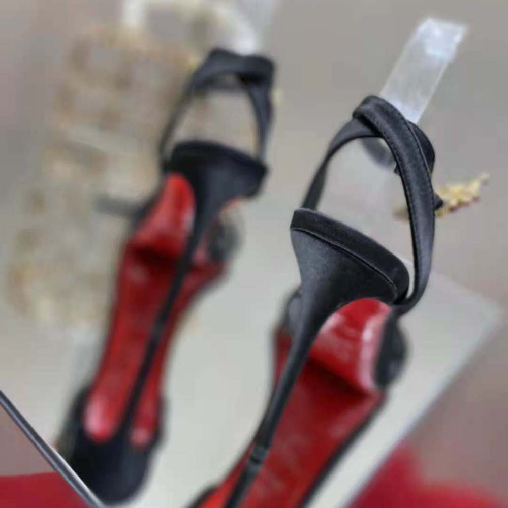 Christian Louboutin Women Goldie Joli 100 mm Heel Height-Black - image 7
