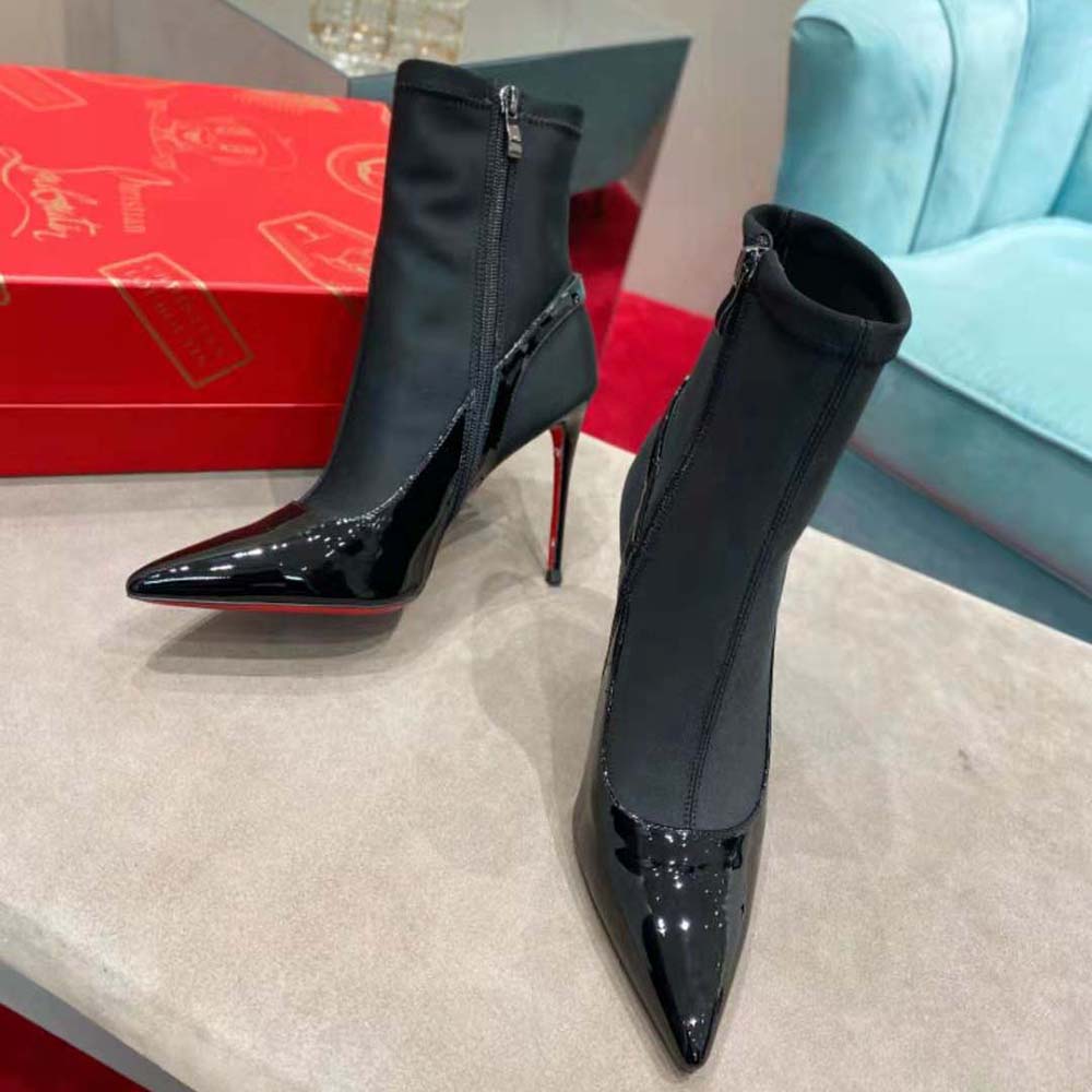 Christian Louboutin Women Jessie Booty Joli 100 mm Heel Height-Black - image 5