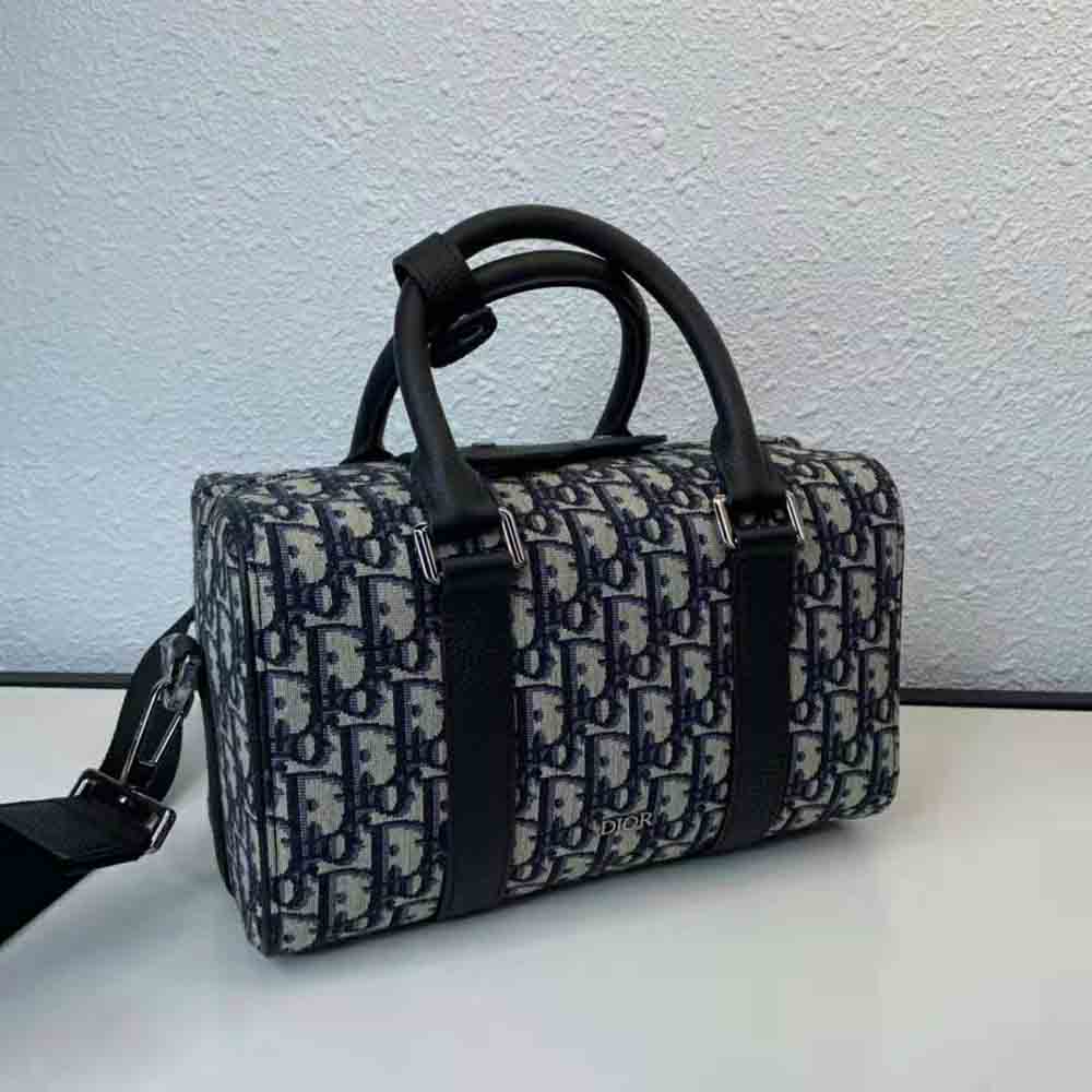 Dior Men Lingot 26 Bag Beige and Black Dior Oblique Jacquard - image 4
