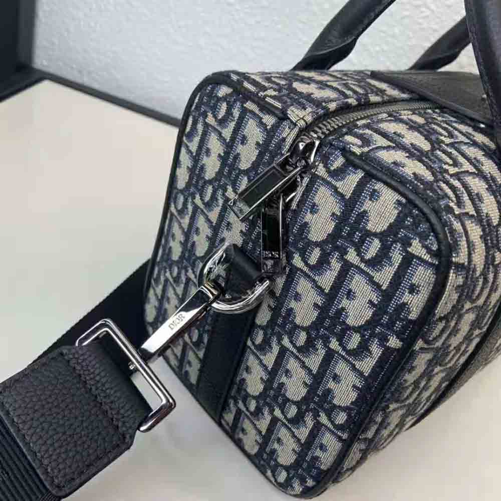 Dior Men Lingot 26 Bag Beige and Black Dior Oblique Jacquard - image 7