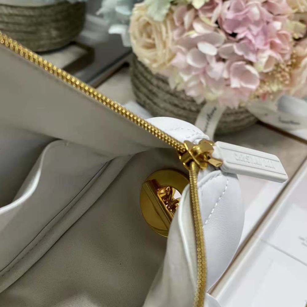 Dior Women Medium Dior Vibe Hobo Bag White Cannage Lambskin - image 9