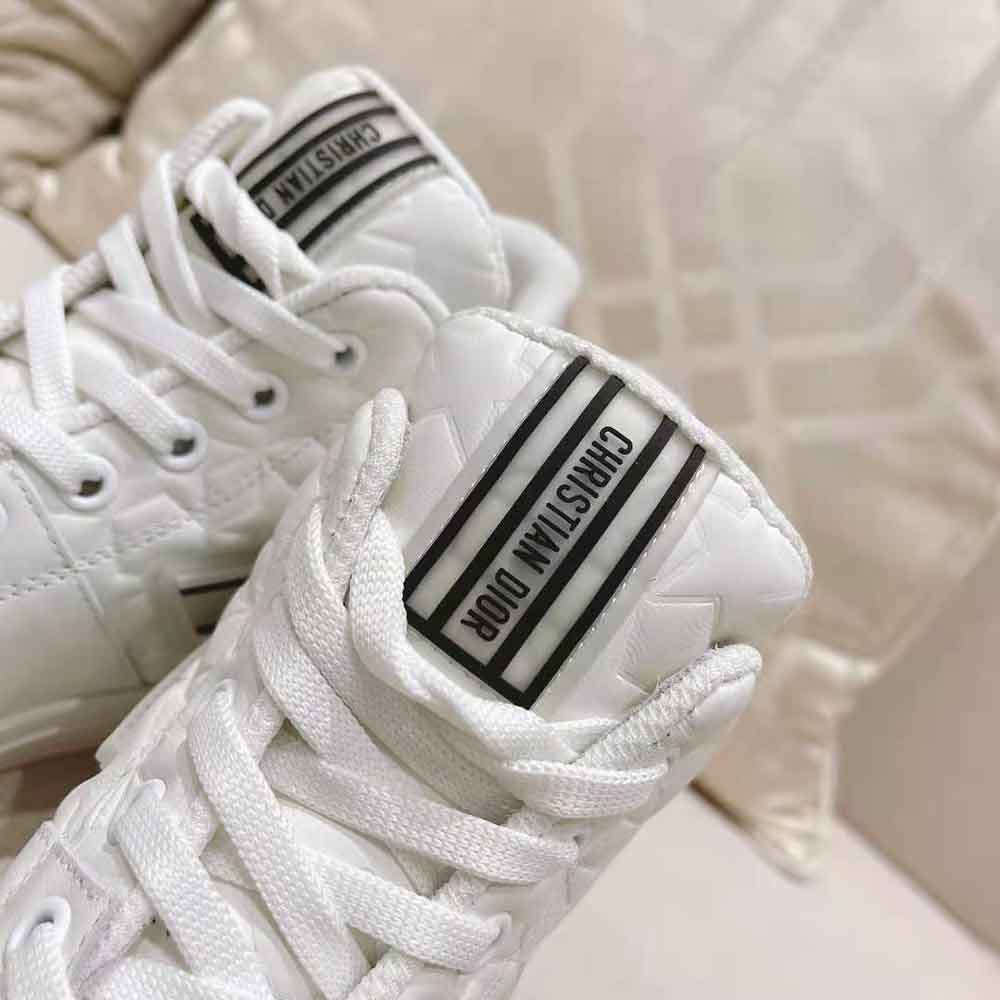 Dior Women Walk N Dior Star Sneaker White Dior Etoile Embossed Lambskin and Calfskin - image 9